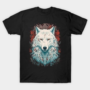 Lunar Majesty - White Wolf Portrait T-Shirt